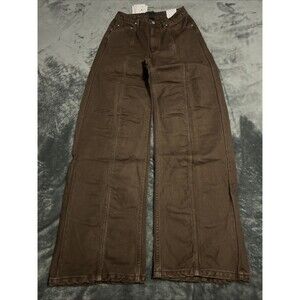 Size 6 Jordan x Travis Scott Women's Pants Brown FD9121-237